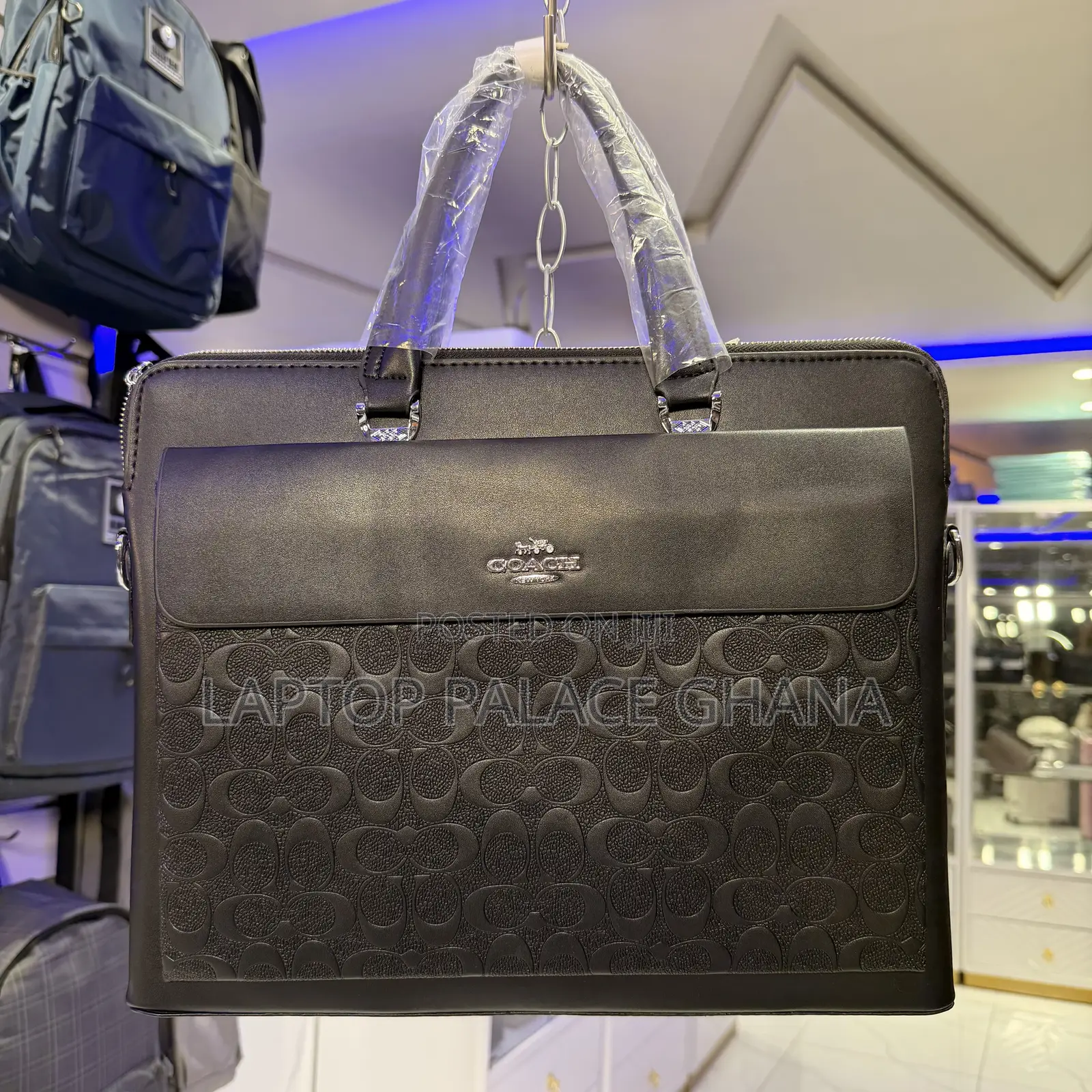 Coach Caden Brief Bag in Signature Canvas