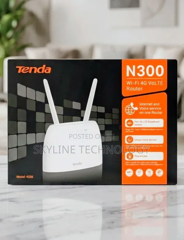 N300 Tenda 4G Wi-Fi VoLTE Router.