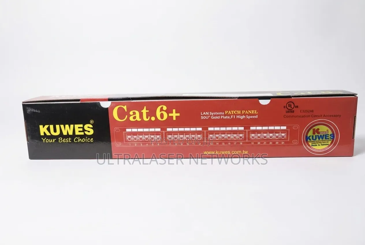 Kuwes Cat.6 Patch Panel 24 Ports
