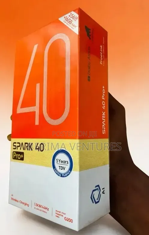 New Tecno Spark 40 Pro+ 256 GB Gold