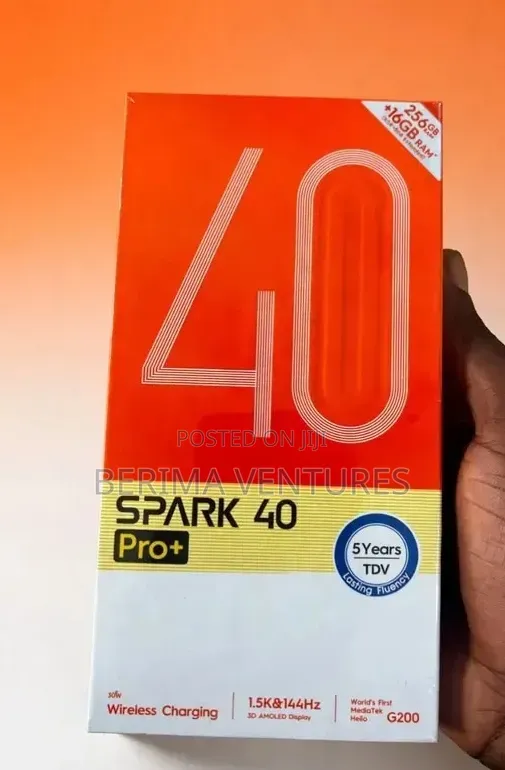 New Tecno Spark 40 Pro+ 256 GB Gold