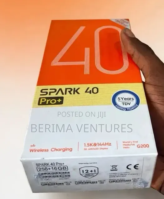 New Tecno Spark 40 Pro+ 256 GB Gold