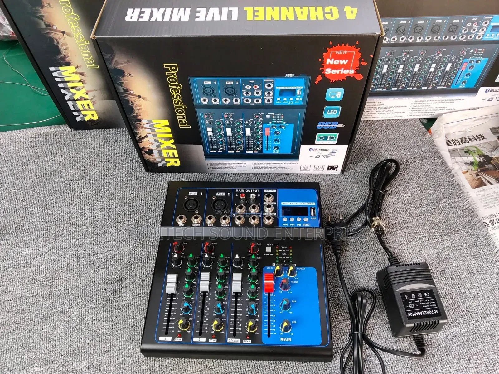 Yamah Portable Mixer( 4 Channels)