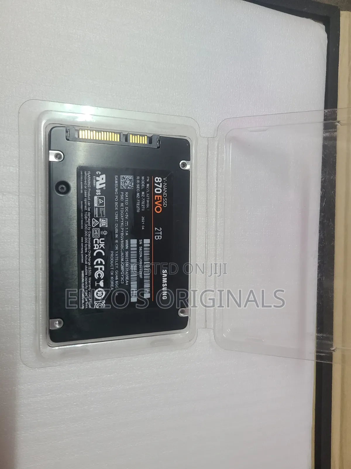 2TB SATA SSD Samsung 870 EVO 100% Health Like New