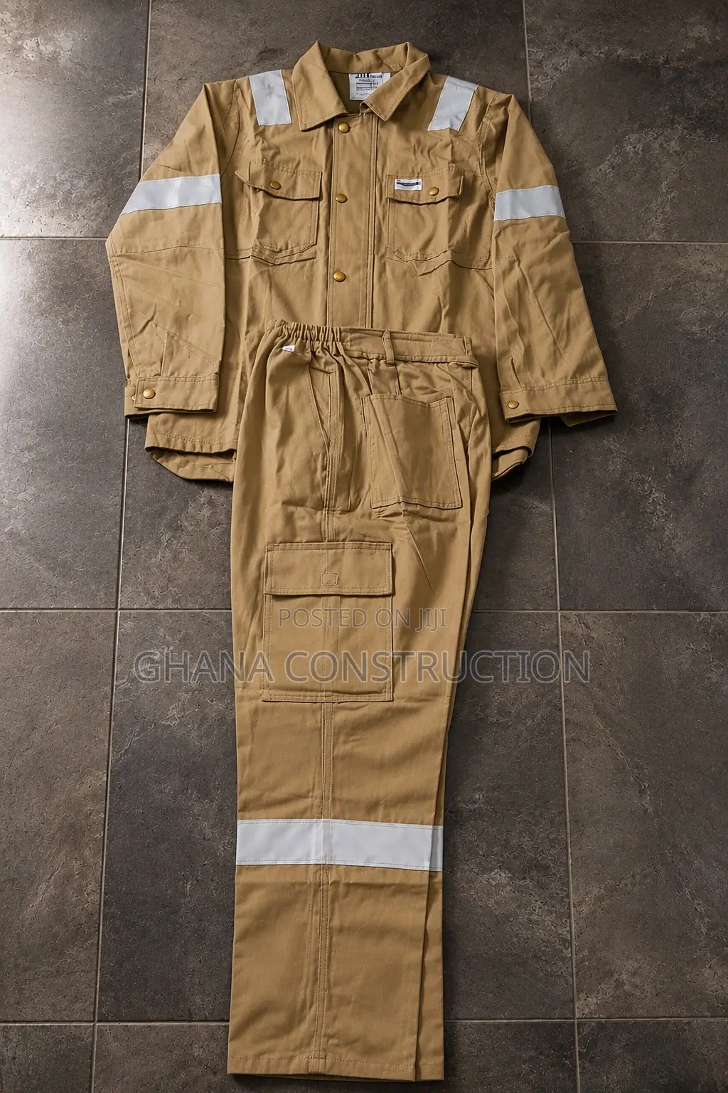 Safety Heavy REFLECTIVE Workwear Overall Top and DOWN UNIFORM COVERALL