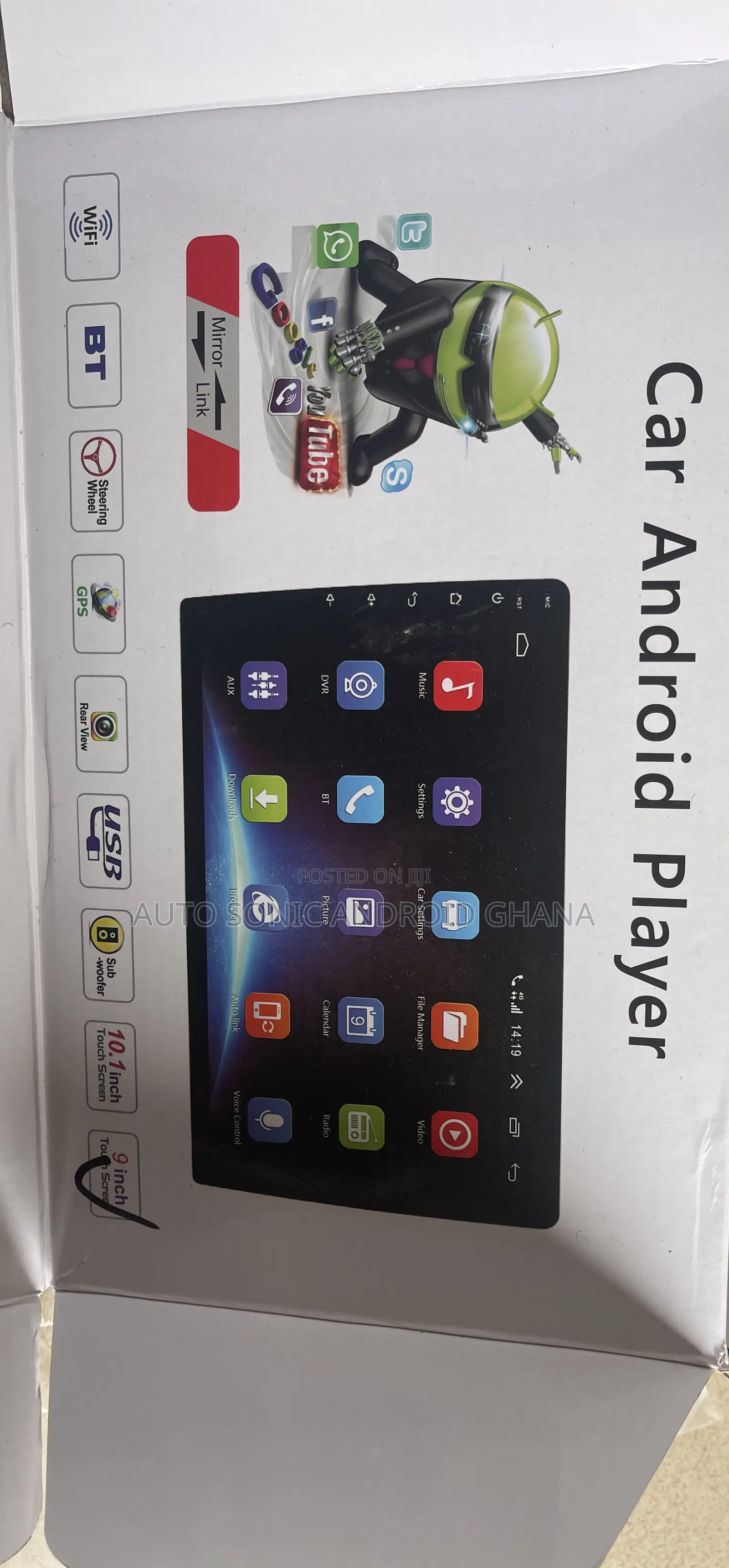 Kia Rio/Pride 2001 Android Infotainment Upgrade Screen