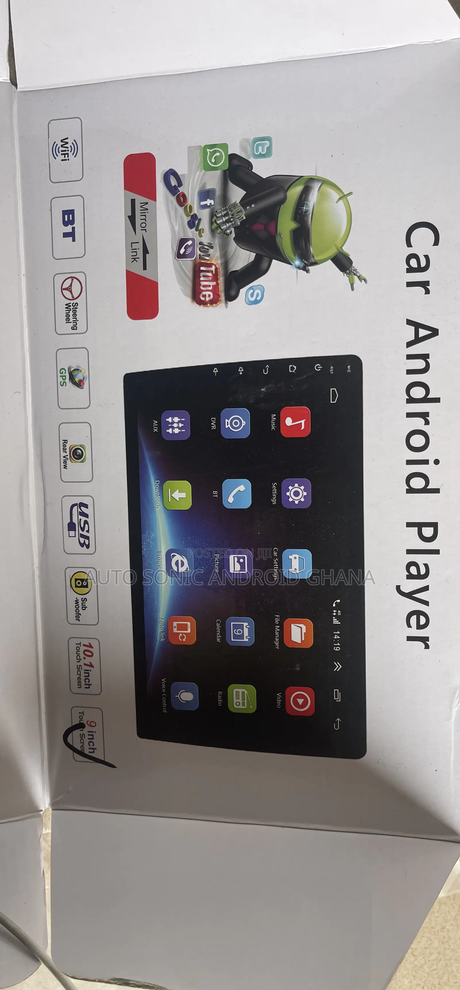 Chevrolet Spark 2012 Android Infotainment Upgrade Screen