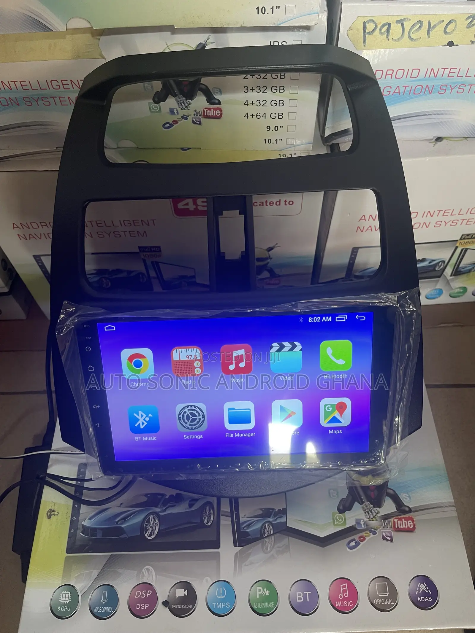 Chevrolet Spark 2012 Android Infotainment Upgrade Screen