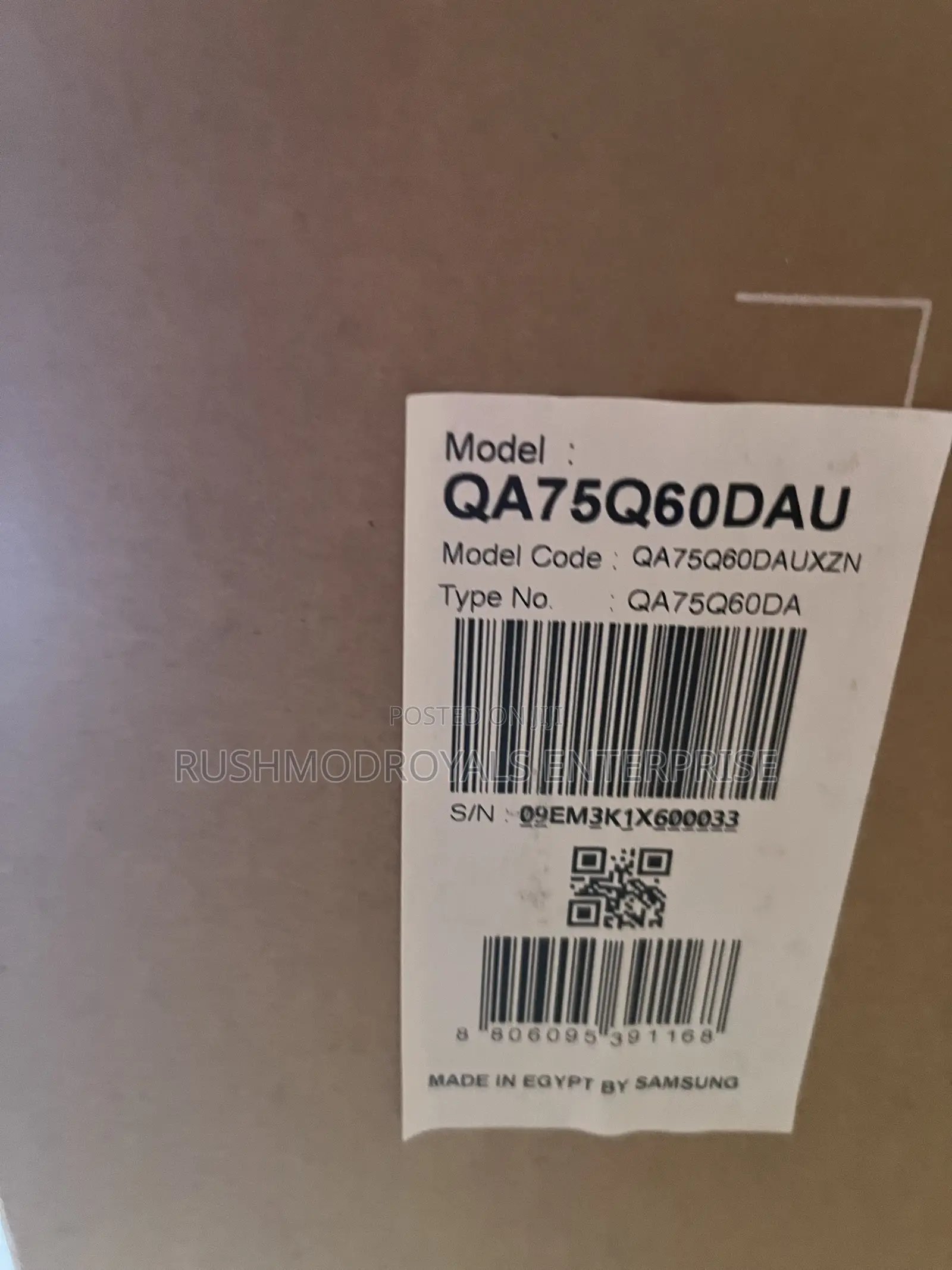 Samsung 75" Qled Q70d Smart TV
