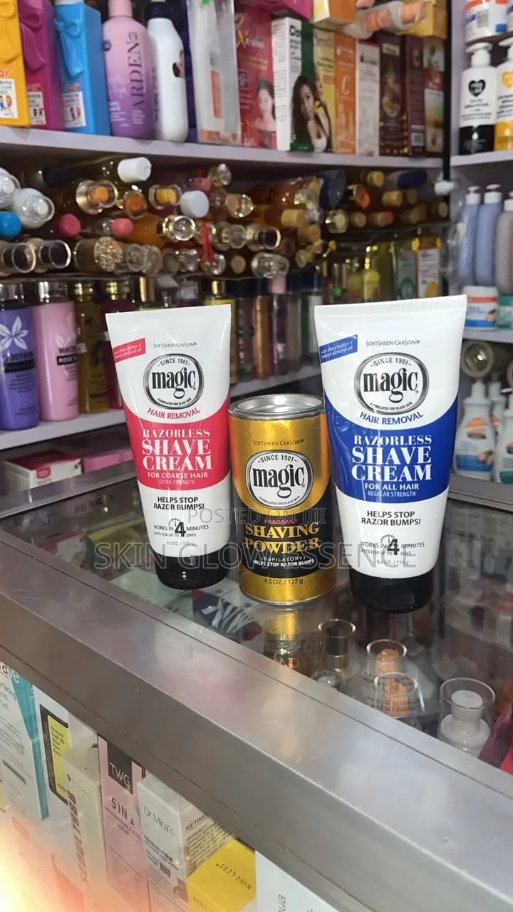 Magic Shaving Cream and Powder