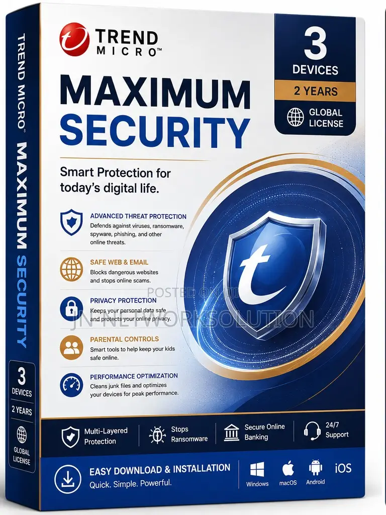 Trend Micro Maximum Security 3 Devices/ 2 Years (GLOBAL)
