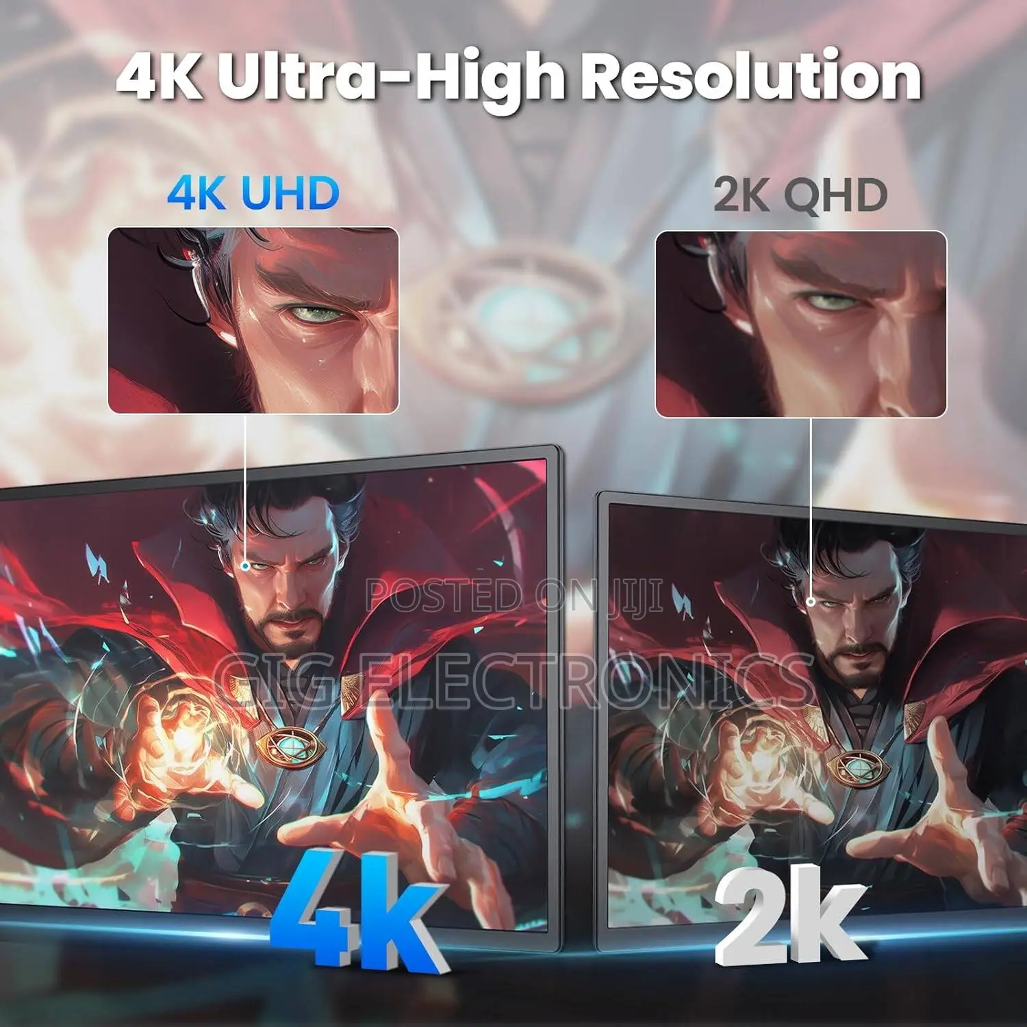 V2COM 23.8-Inch UHD Portable Monitor