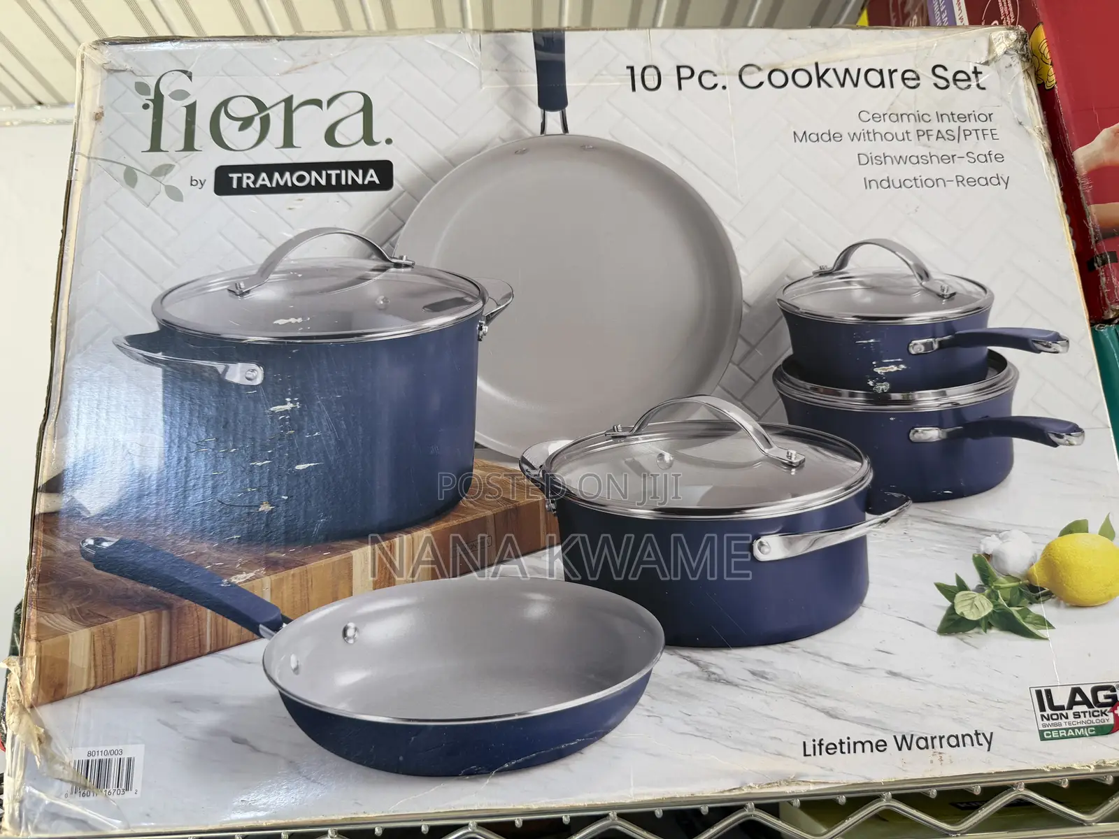 The Tramontina Fiora 10-Piece Cookware Set