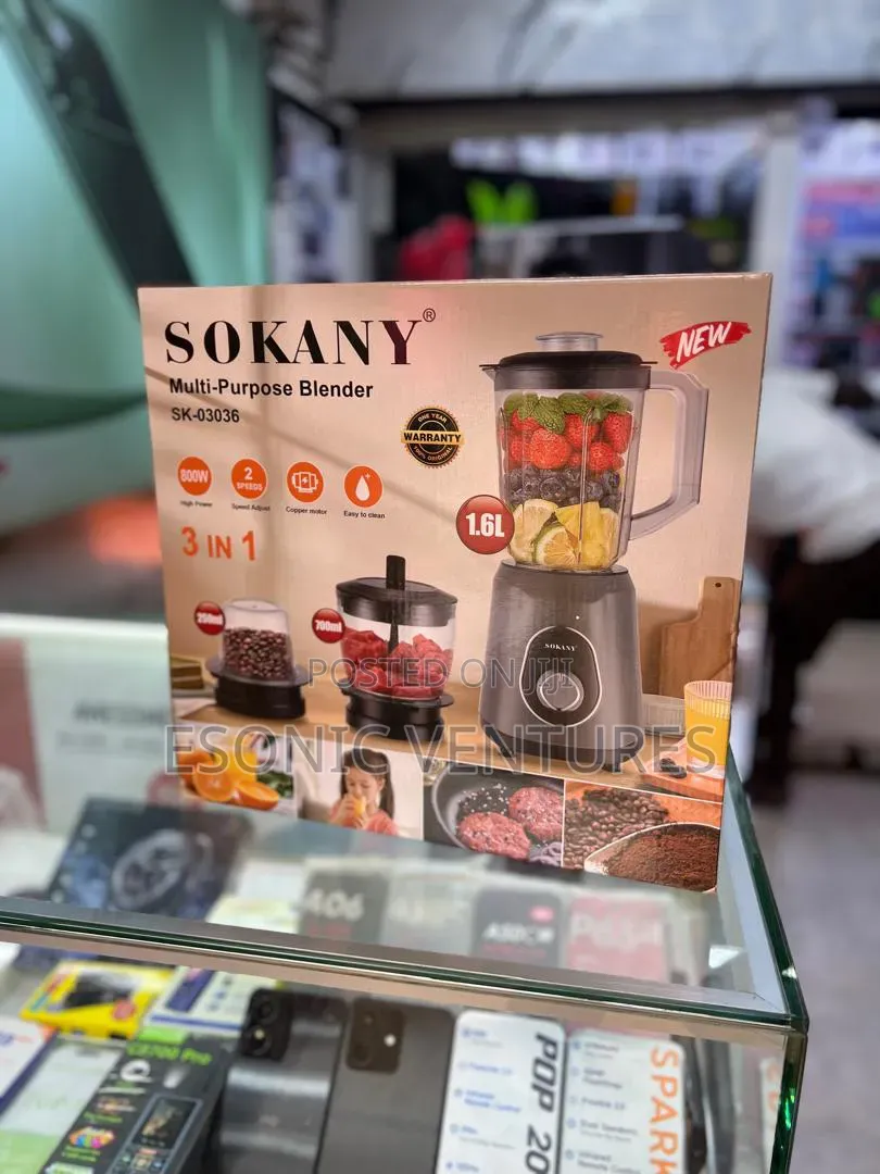 Sokany Blender 3 in 1 1.6L