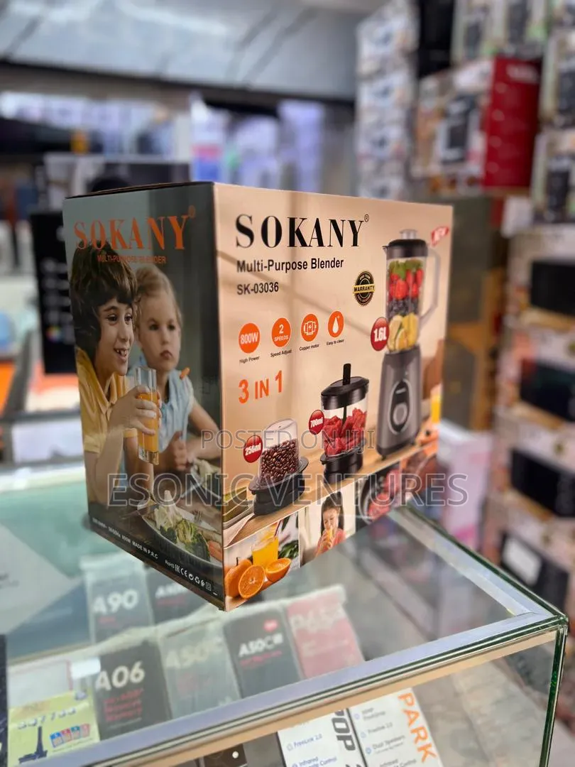 Sokany Blender 3 in 1 1.6L