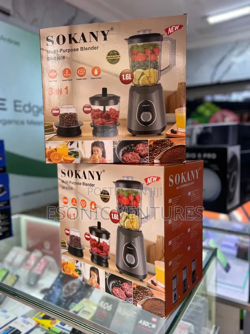 Sokany Blender 3 in 1 1.6L