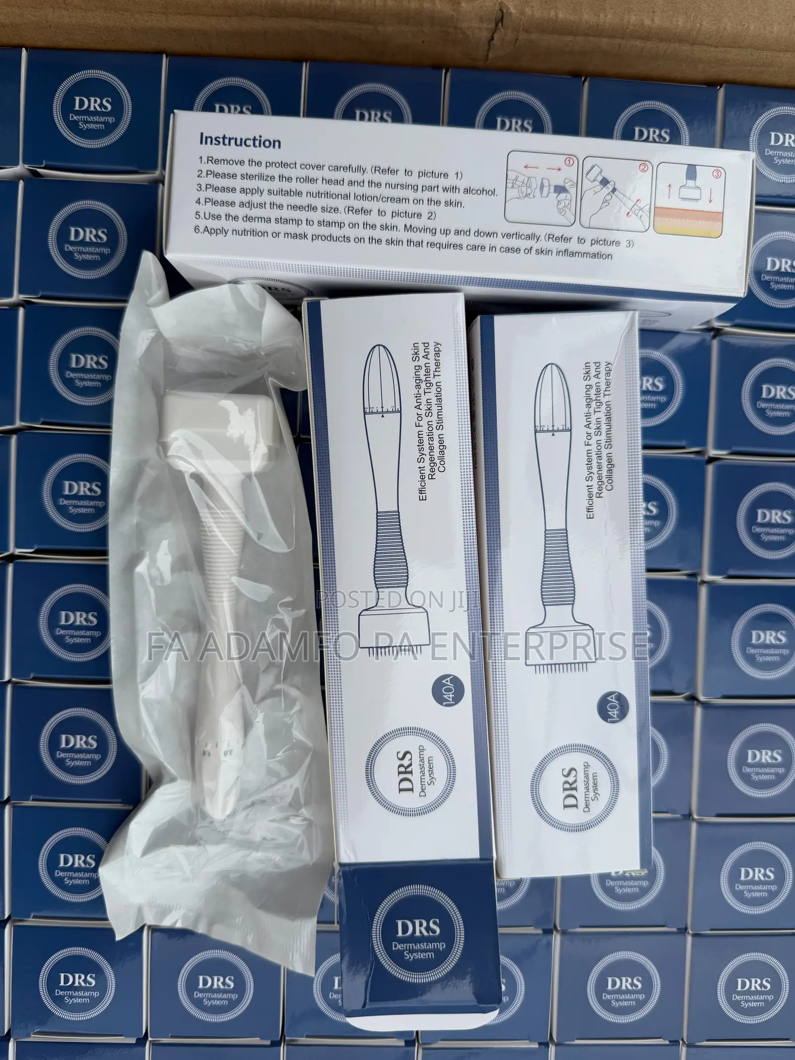 Derma Roller Adjustable 0-3.0mm 140a