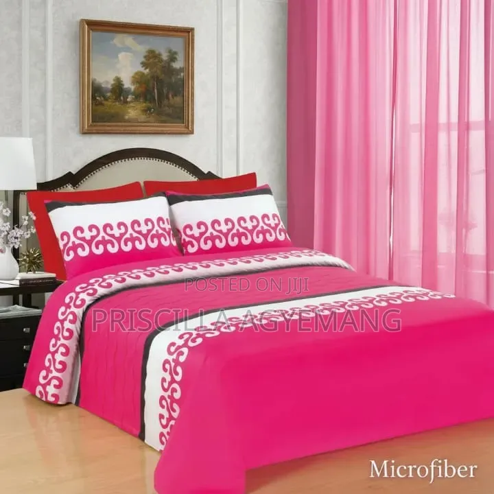 Beautiful 6 in 1 King Size Bedsheet