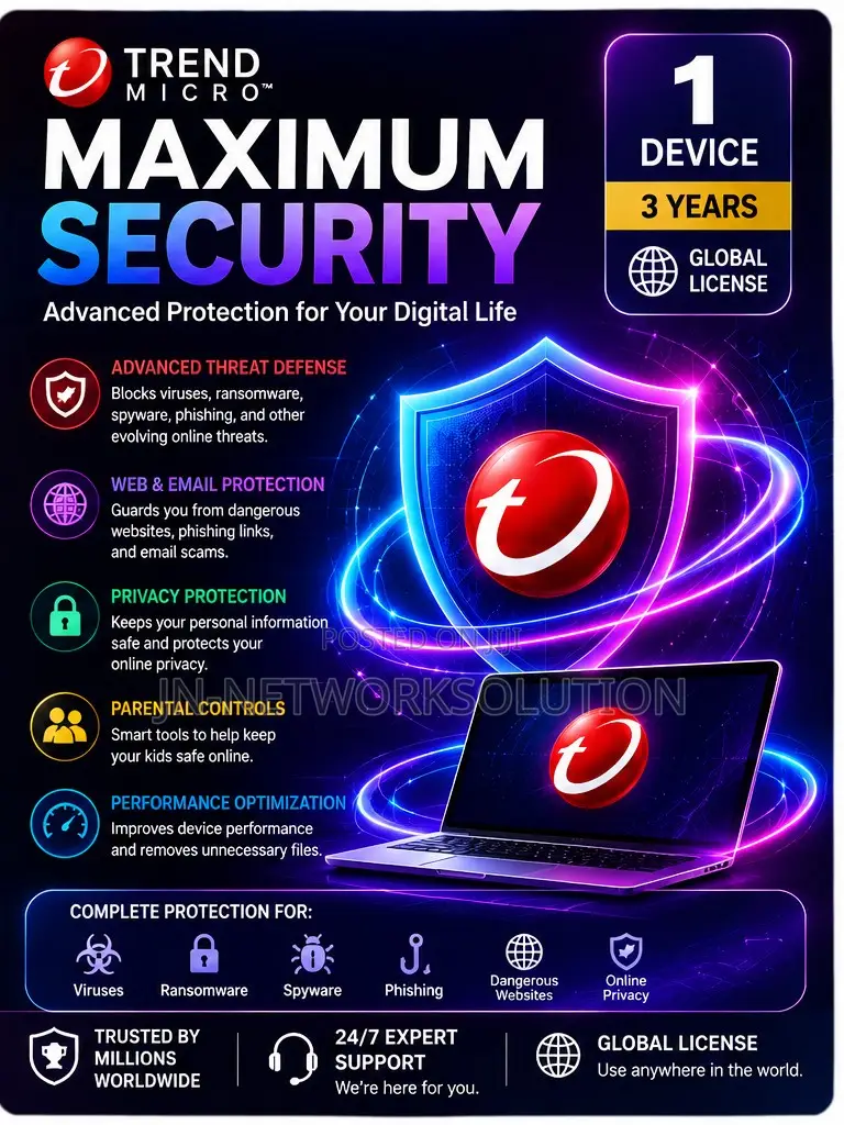 Trend Micro Maximum Security 1 Device/ 3 Years (GLOBAL)