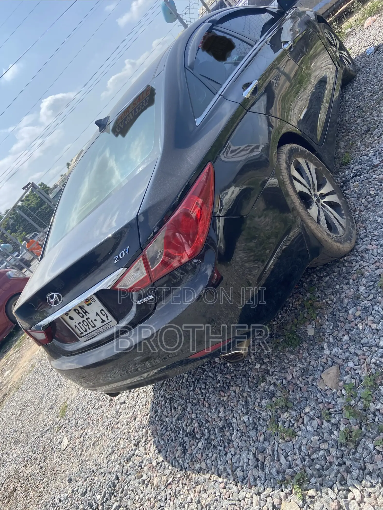 Hyundai Sonata Limited 2.0T Sedan (2.0L 4cyl 6A) 2013 Black