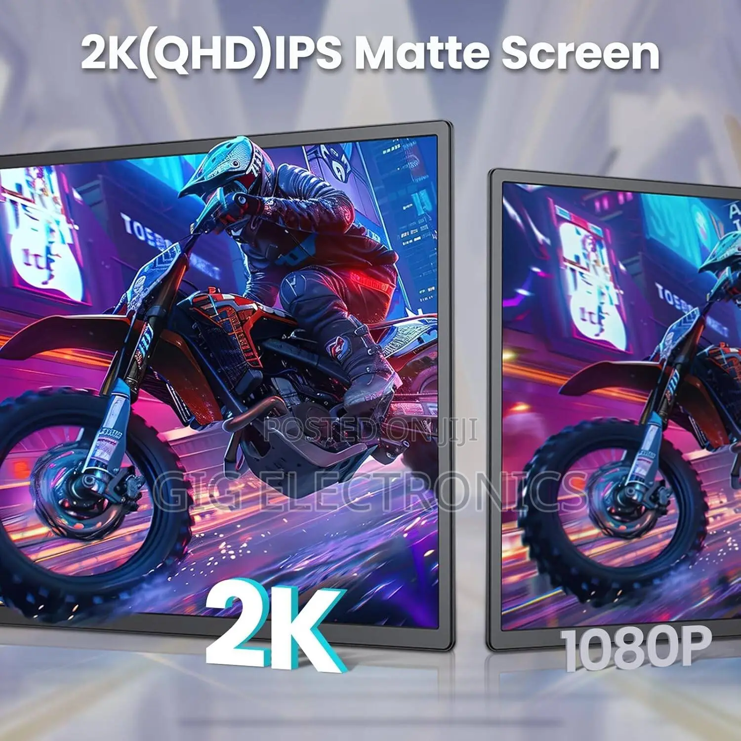 V2COM 23.8" 2. 180Hz Gaming Portable Monitor