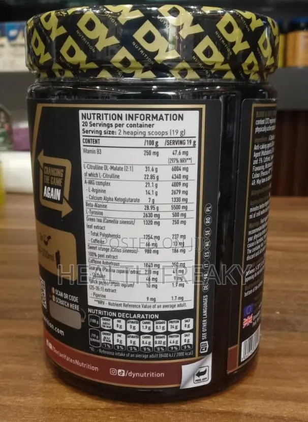 Preworkout DY Blood Guts Preworkout Explosive Energy Muscle Builder