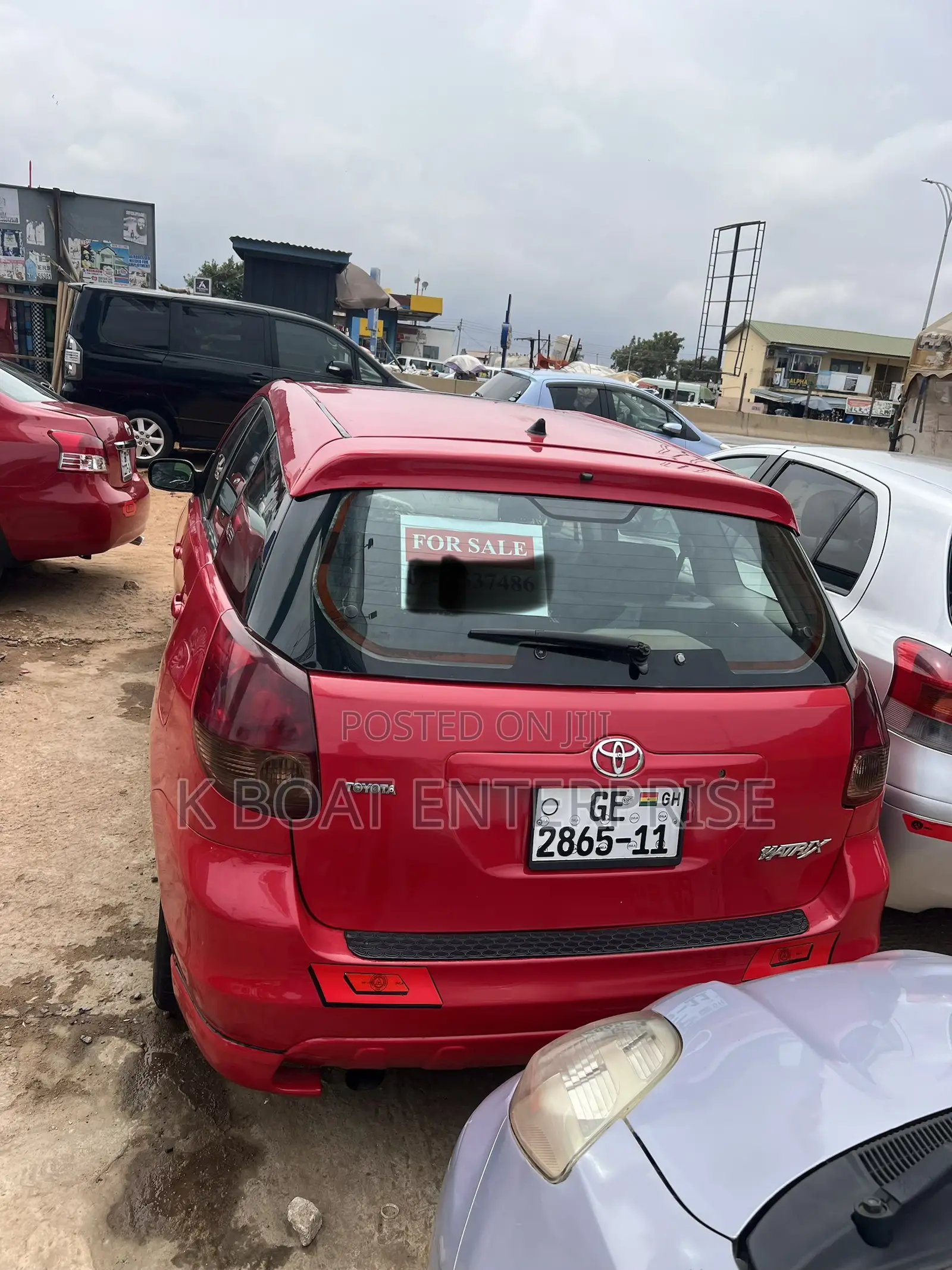 Toyota Matrix 2008 Red