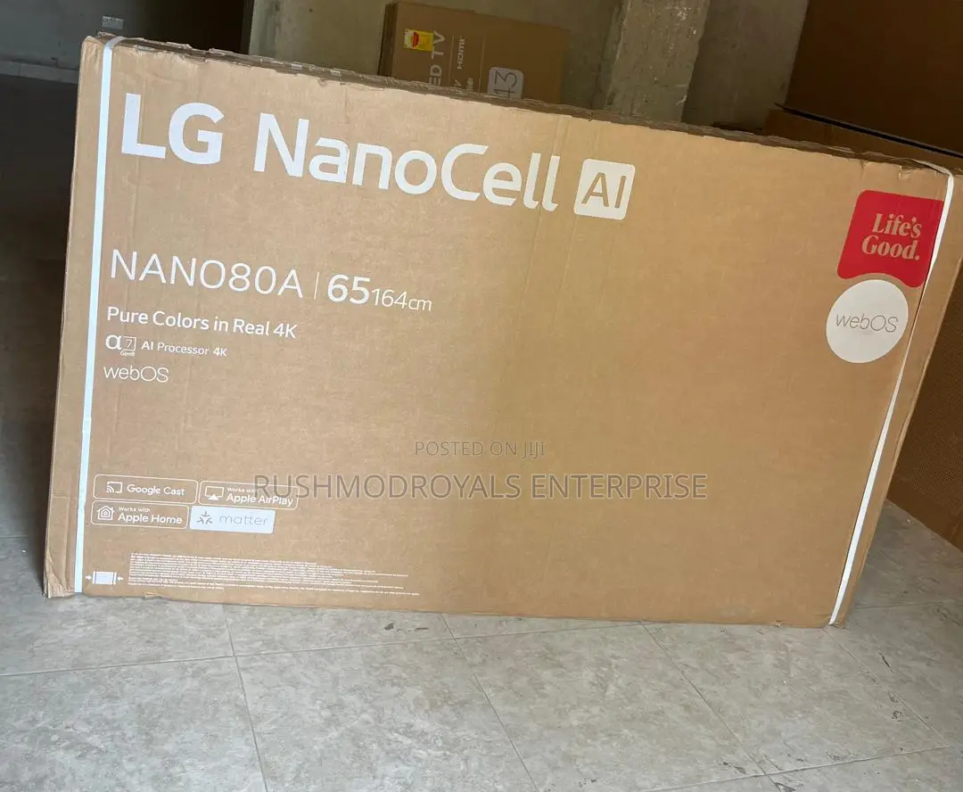 LG 65 Inch Nano80a Uhd Smart Led TV [2025] 65nano80a