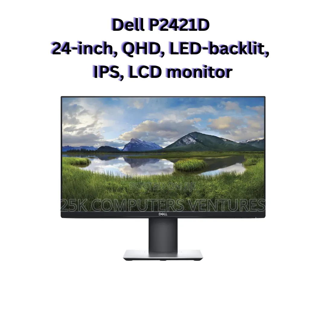 Dell 24′′ QHD-1440p IPS Monitor | sRGB | HDMI + DP | Height Adjustable