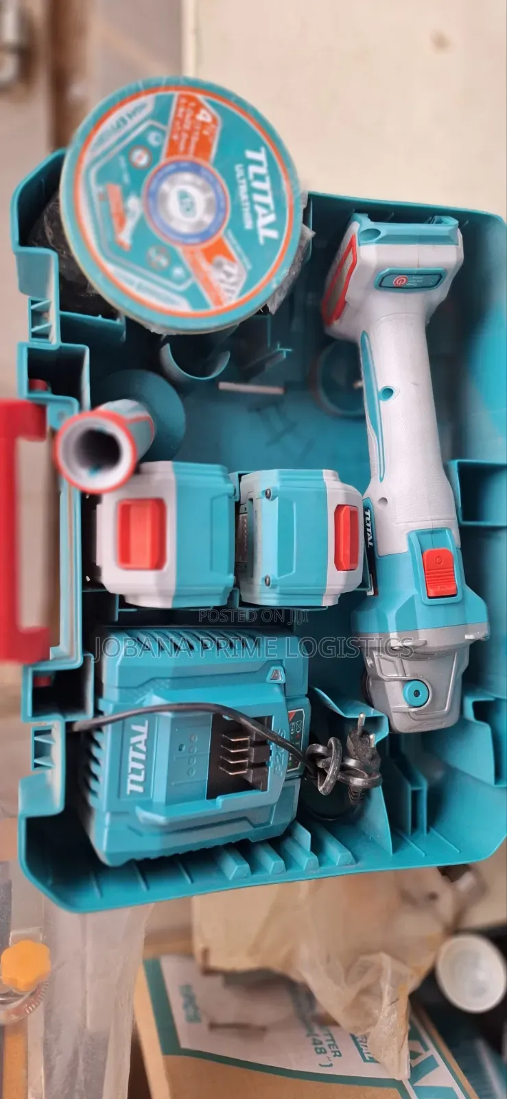 Total 20v Cordless Angle Grinder