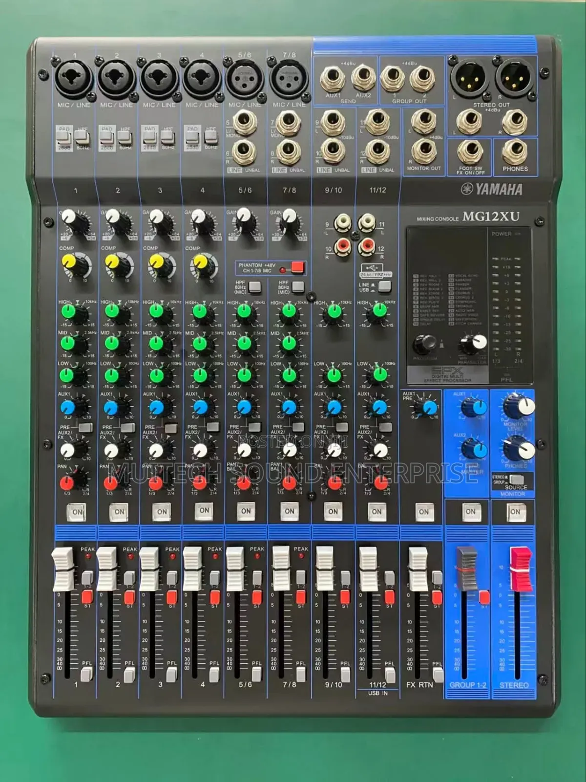 Yamah Mixer (Mgxu 12 Channels)