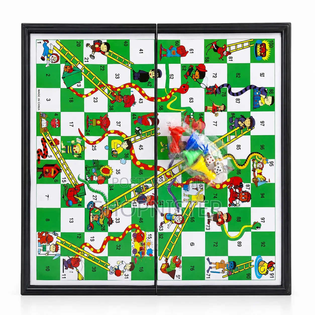 Classic Snake Ladders Board Game