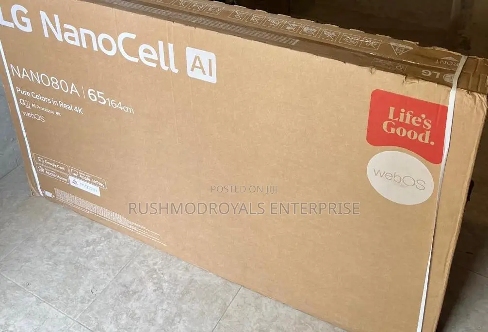65 Inch LG Nanocell Ai Nano80 Smart TV Ai Magic