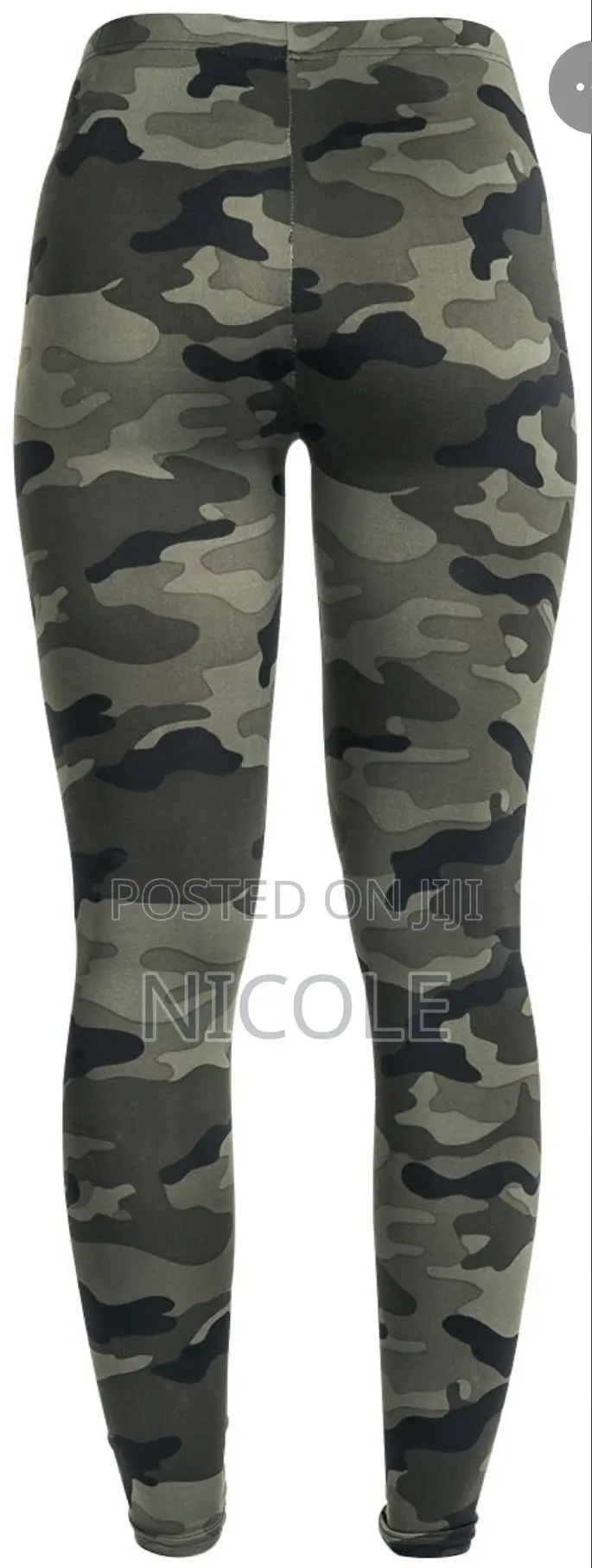 Army Camouflage Camo Green Leggings Athletic Pants