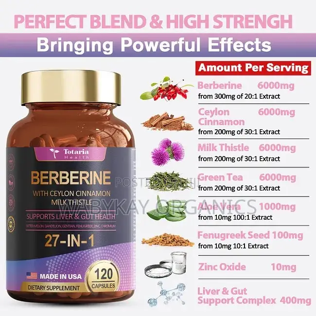 Berberine With Ceylon Cinnamon 27 in 1