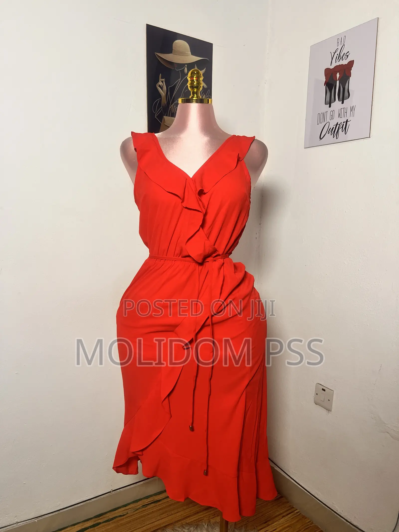 Ladies Red Dress
