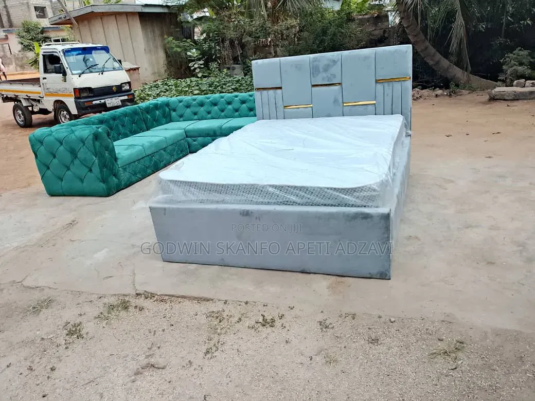 Double Bad Frame and Mattress
