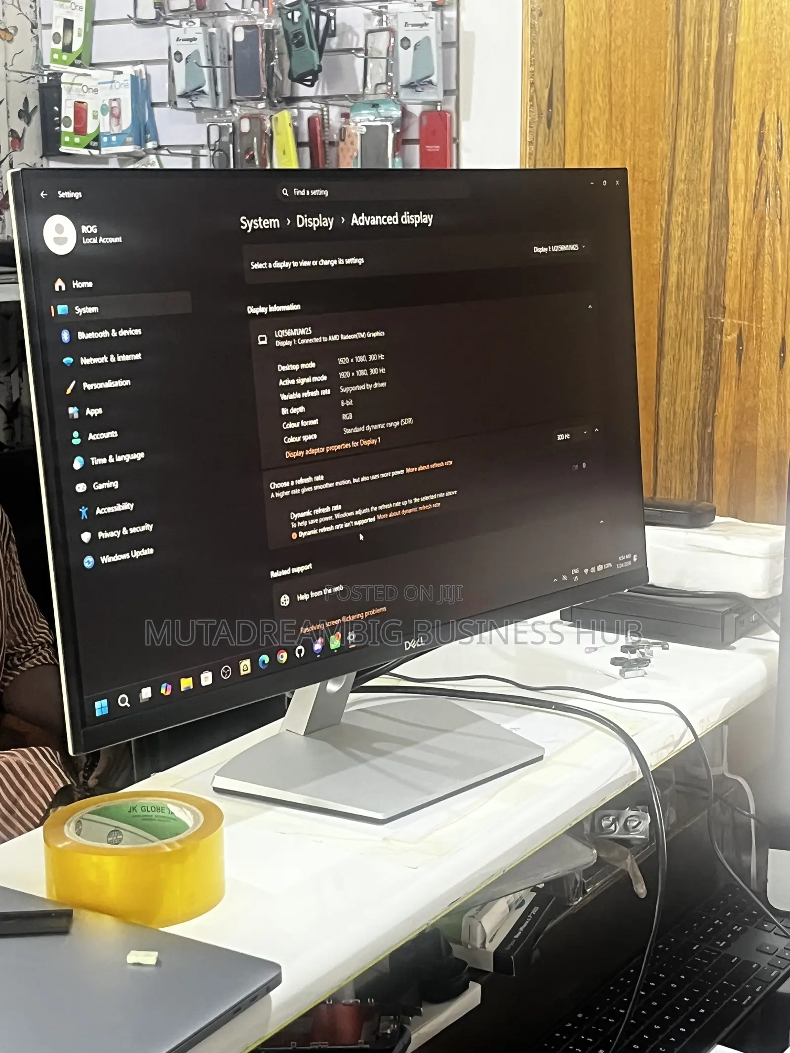 DELL 27” IPs Gaming Monitor 1080p