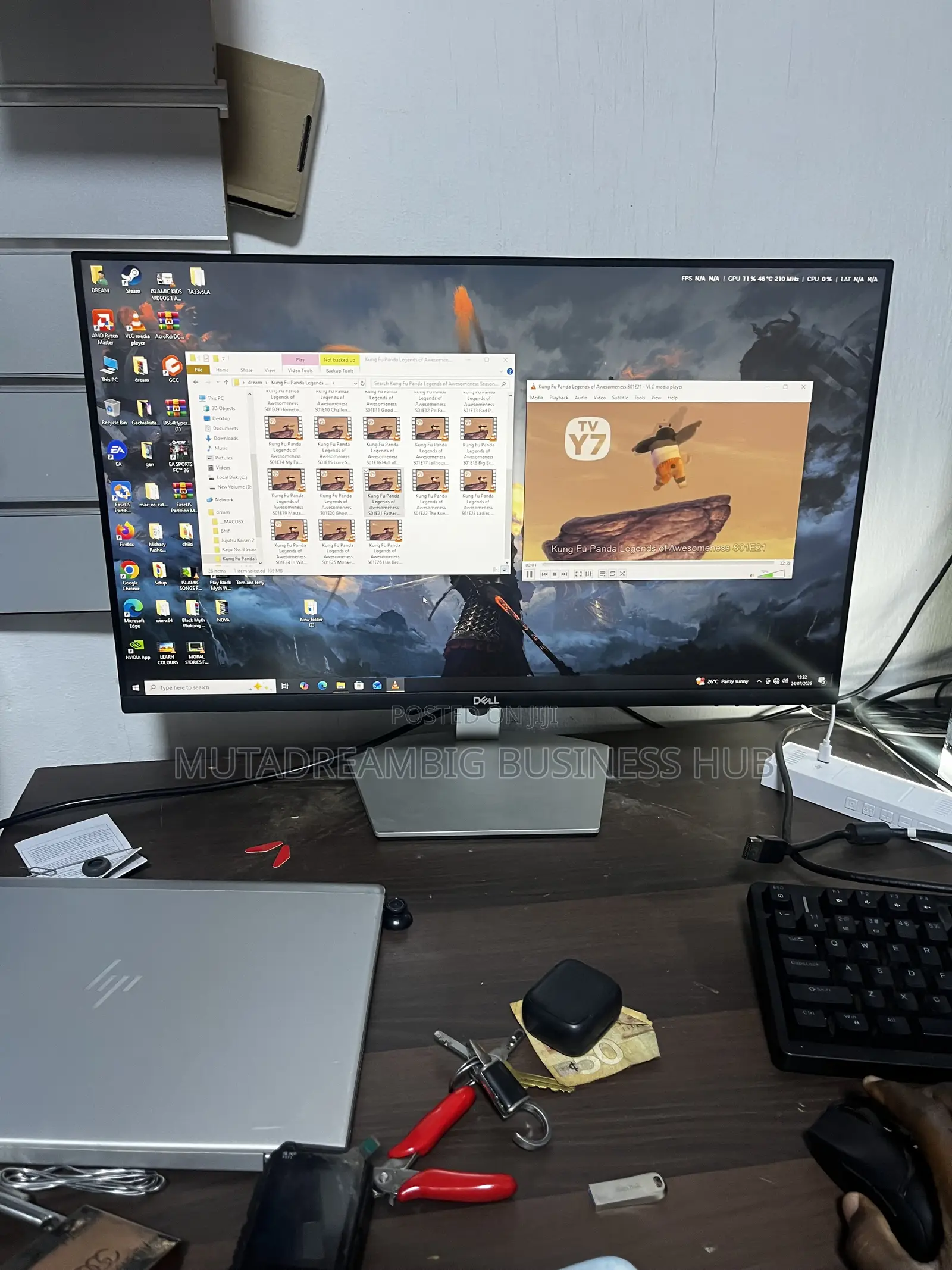 DELL 27” IPs Gaming Monitor 1080p