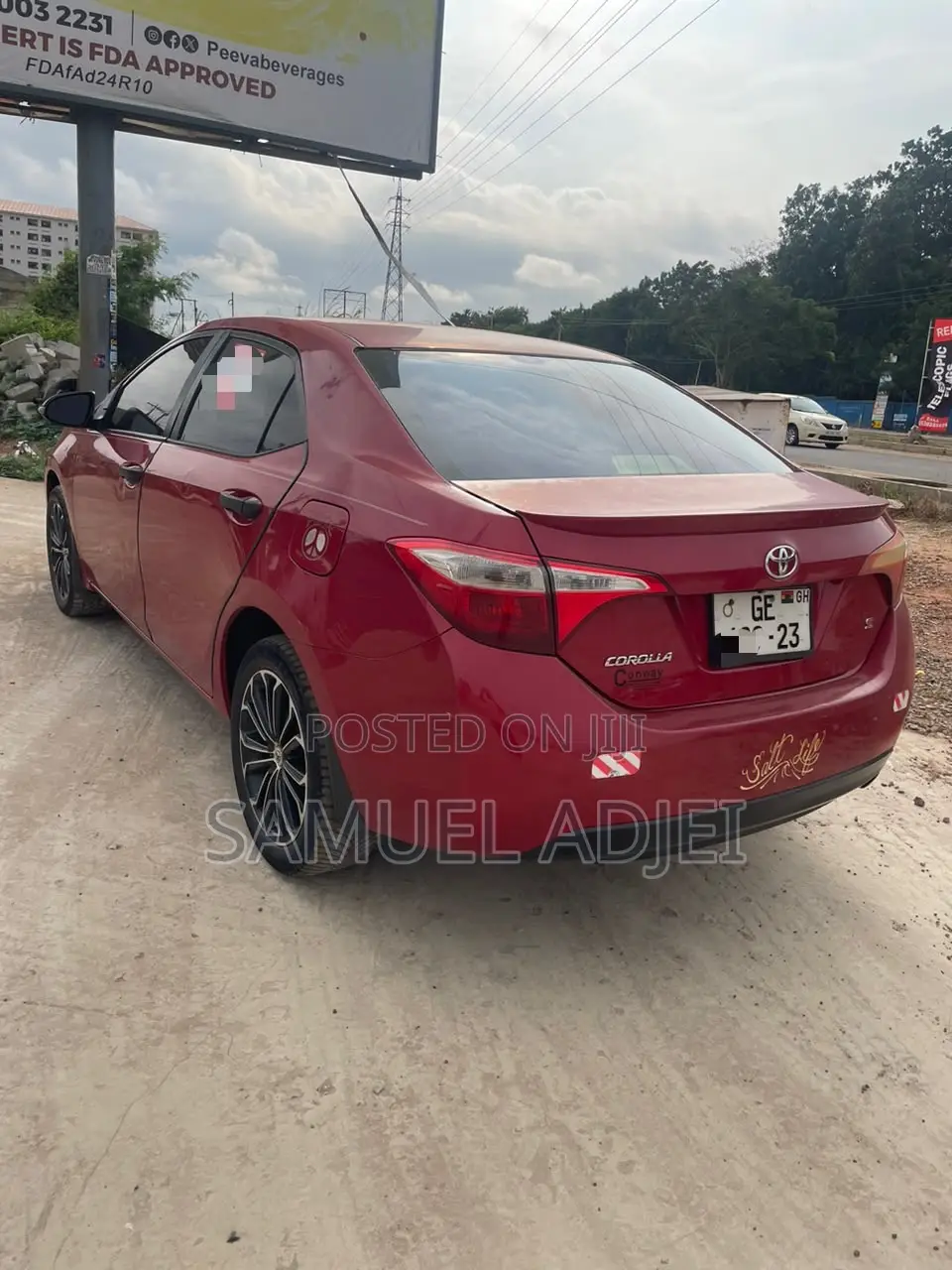 Toyota Corolla 2016 Red