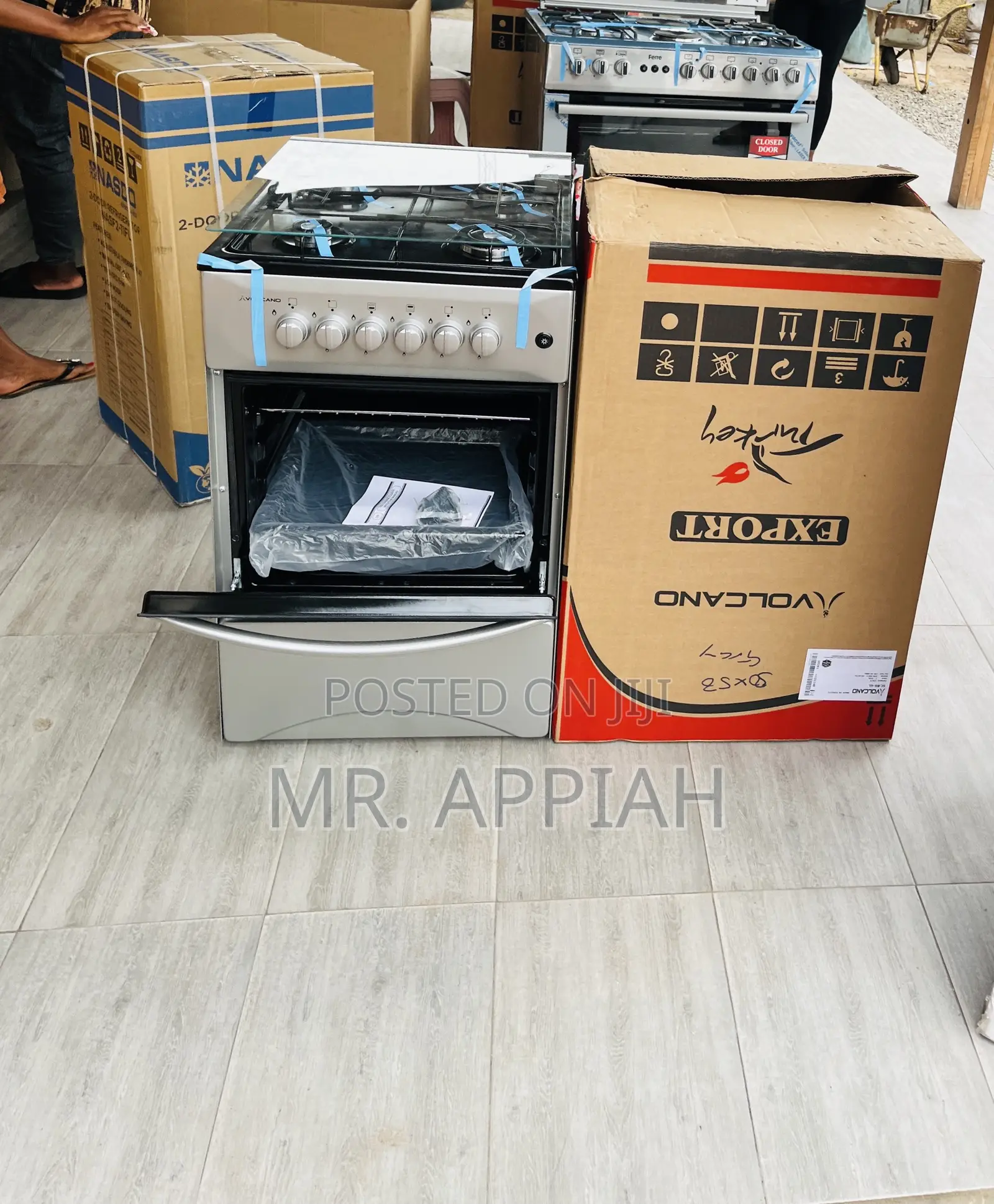 Extremely Affordable Volcano 50x50cm 4 Gas Burner With Grill(Gray) 