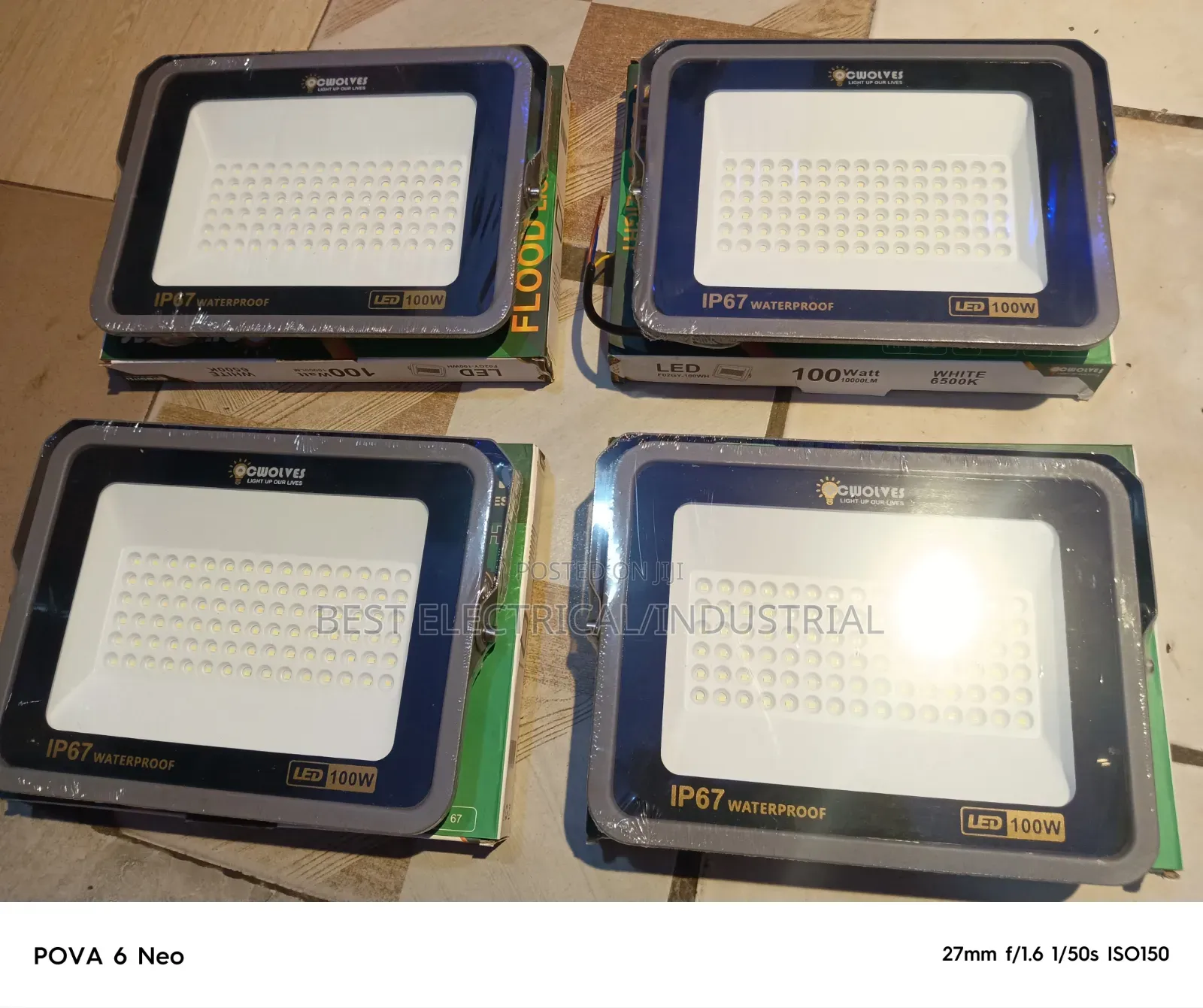 Q C Wolves Flood Light 100watt