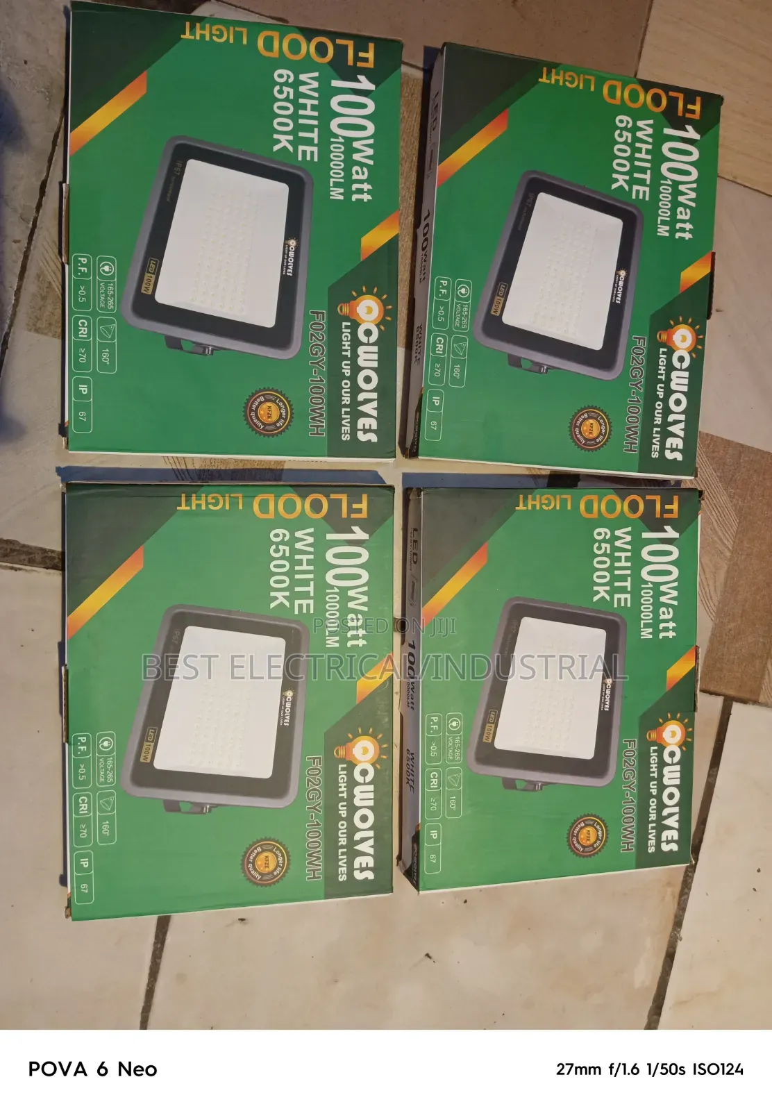Q C Wolves Flood Light 100watt