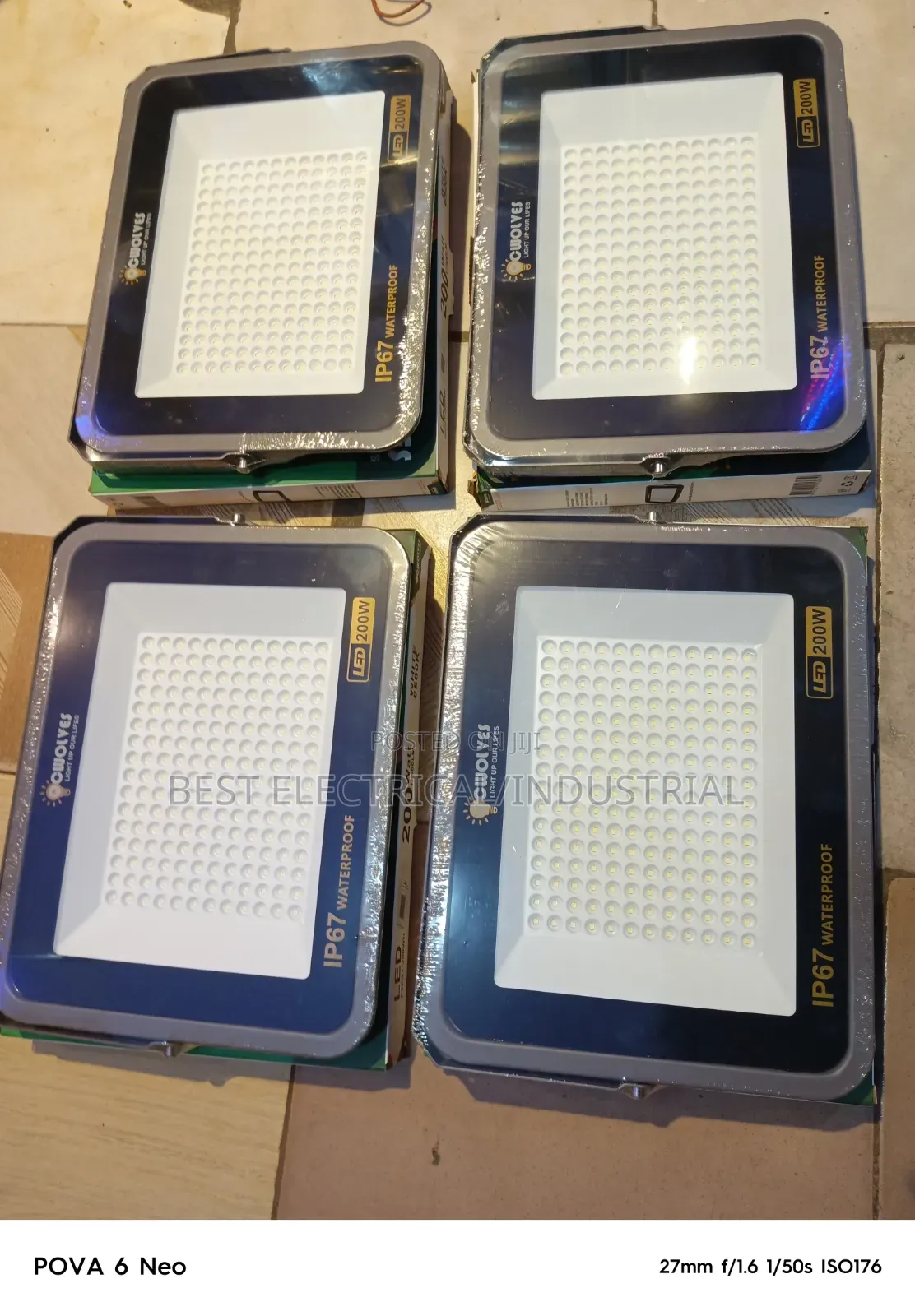 Q C Wolves Flood Light 200watt