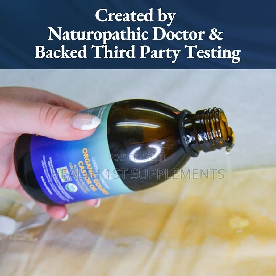 Queen of the Thrones, Organic Golden Castor Oil, Cold-Pressed, 250ml