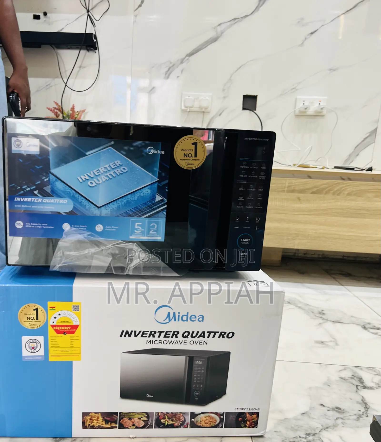 Shop Adorable Midea 30L Countertop Microwave(EM9P032MO-B)Inverter