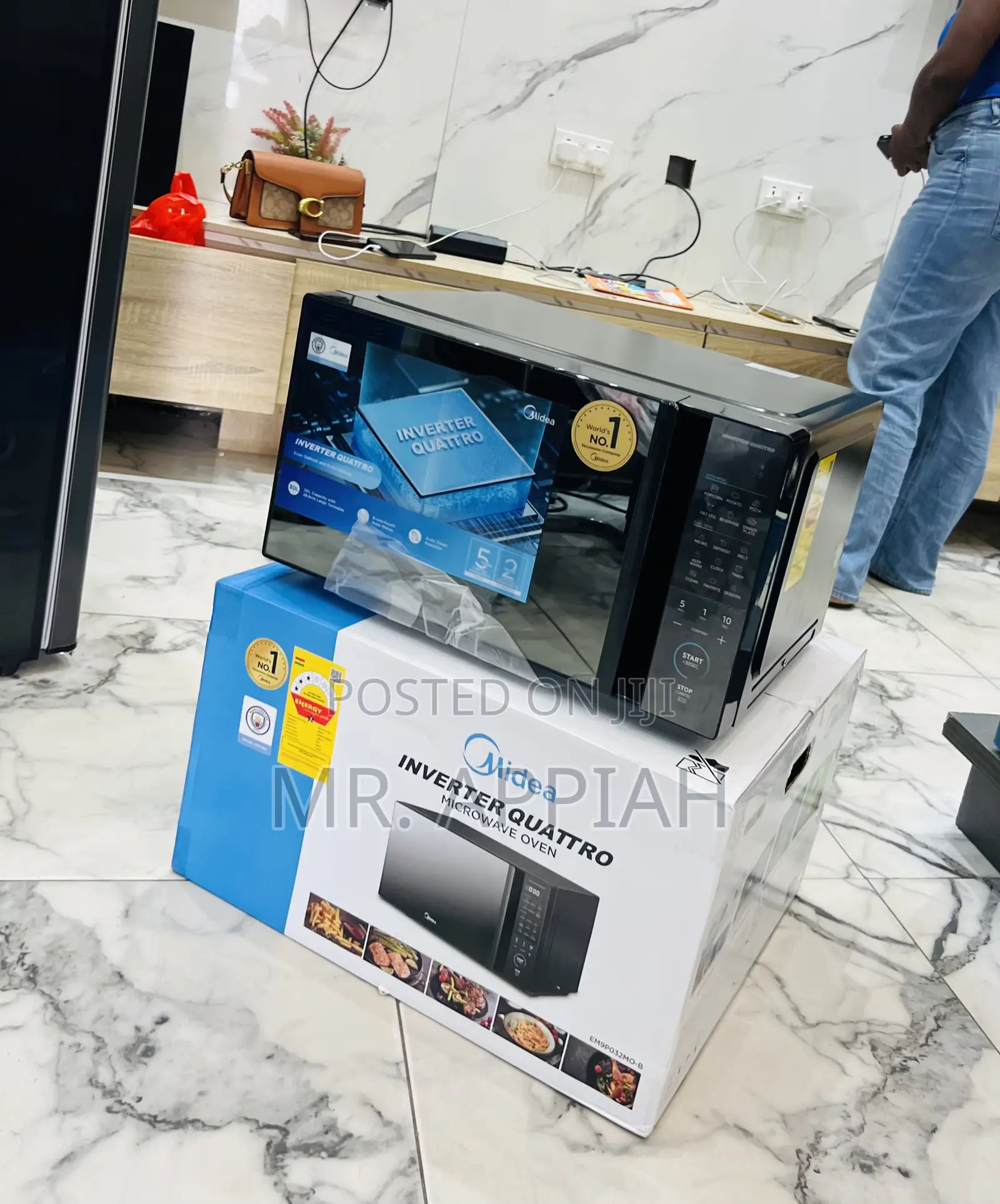Shop Unique Midea Inverter Quattro Microwave(Glass) 