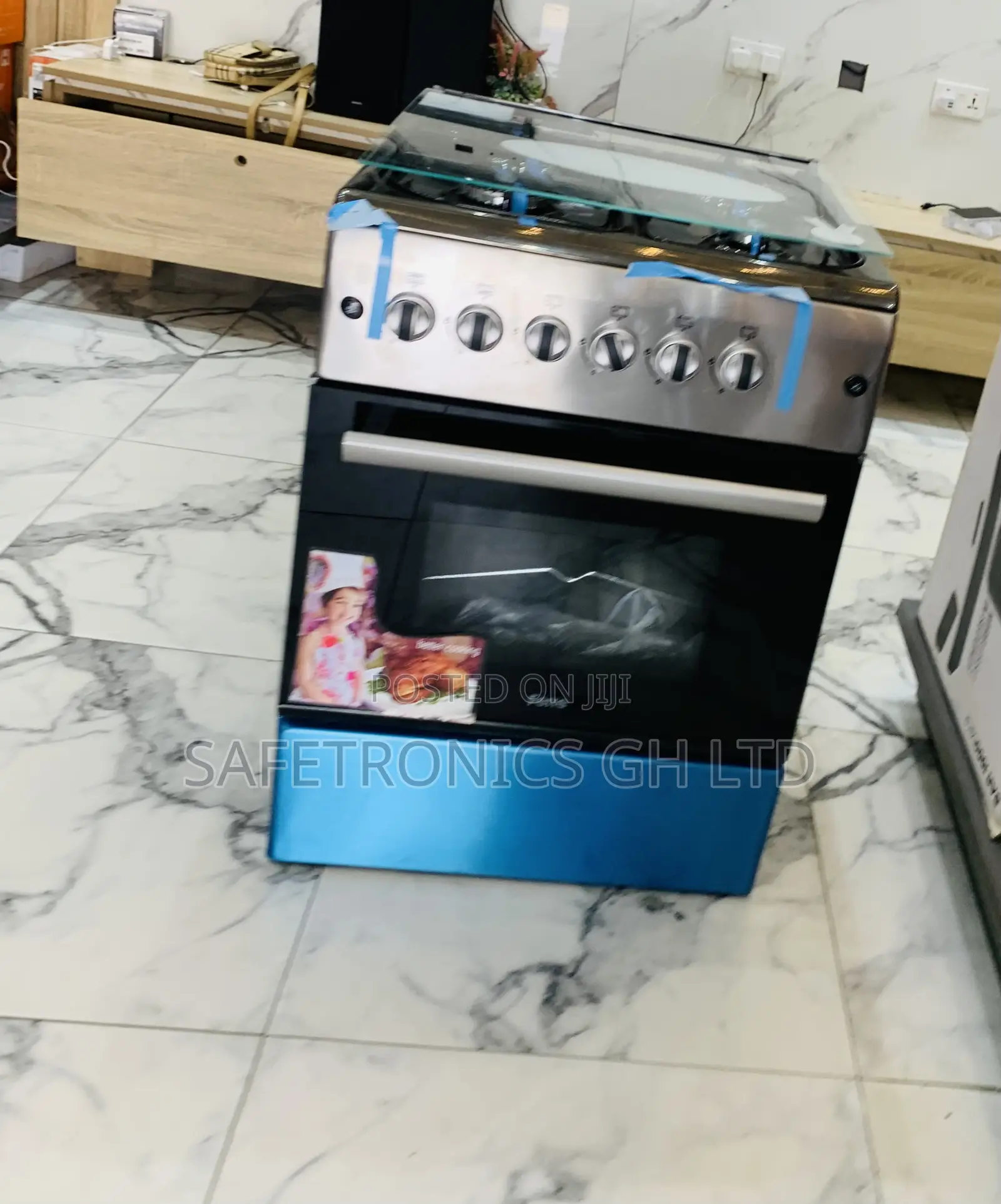 Exclusive New Volcano Ferre 50x60 Gas Cooker – New Line, 4 Burners