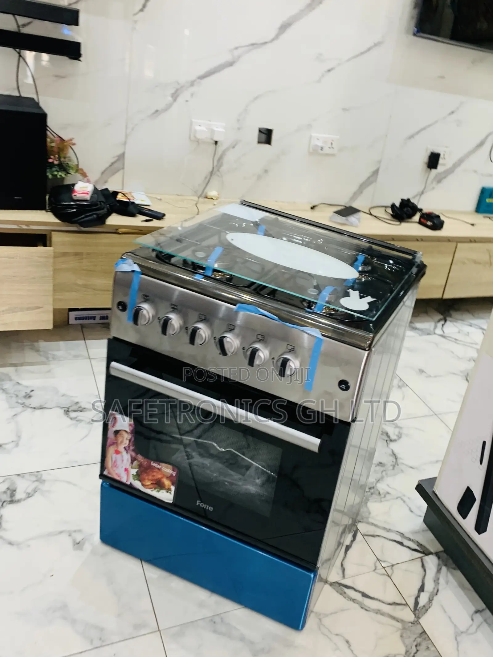 Exclusive New Volcano Ferre 50x60 Gas Cooker – New Line, 4 Burners