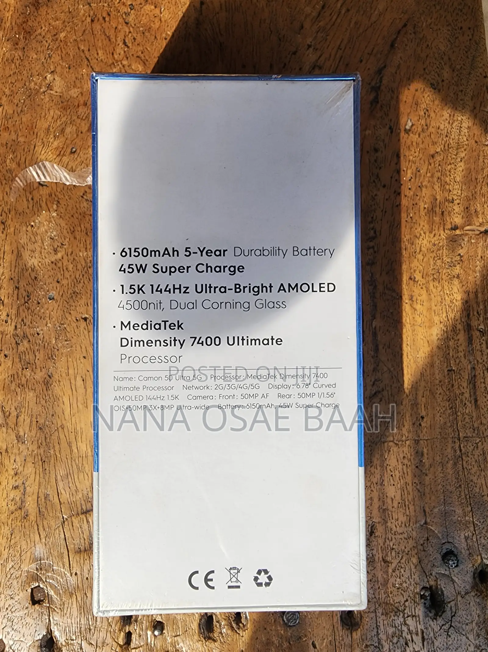 New Tecno Camon 50 Ultra 512 GB Black